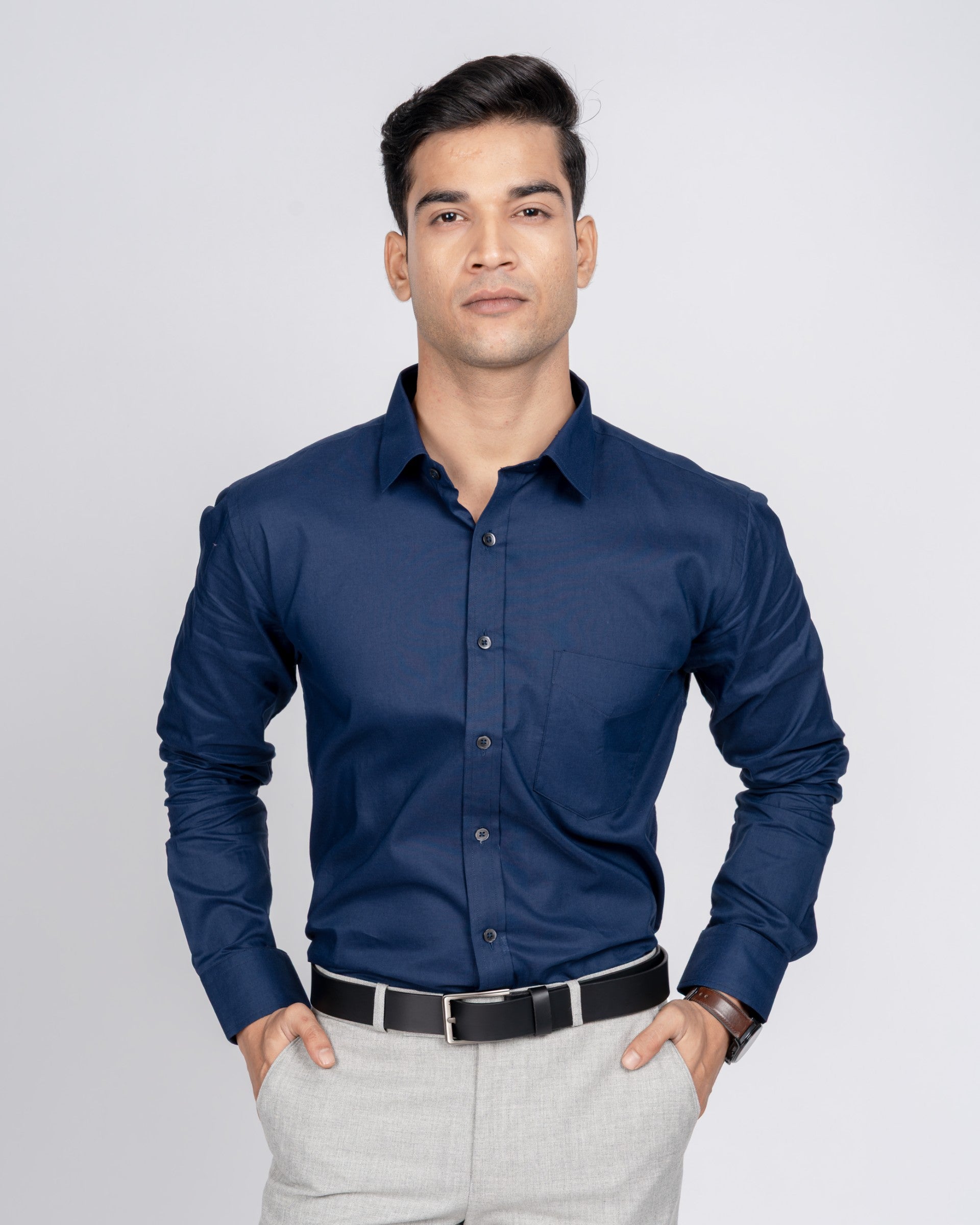 Motto Solid - Navy Blue