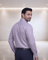Mens Wine-2 Orian 3017F Full Sleeves Shirt