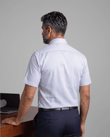 Rg 2025B Blue Mens Half Sleeves Shirt