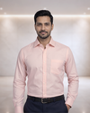Mens Peach Rg 2758 Full Sleeves Shirt