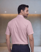 Rg 3401 Red Mens Half Sleeves Shirt