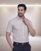 Rs 0038 Blue Mens Half Sleeves Shirt
