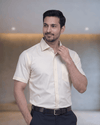 Rs 1103 Lemon Mens Half Sleeves Shirt