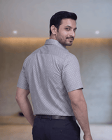 Rs 1240 Grey Mens Half Sleeves Shirt