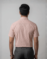 Rs 1515 Orange Mens Half Sleeves Shirt