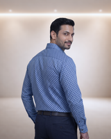 Mens Sky Blue-1 Rs 2326 Full Sleeves Shirt