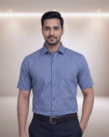 Rs 2326 Sky Blue Mens Half Sleeves Shirt