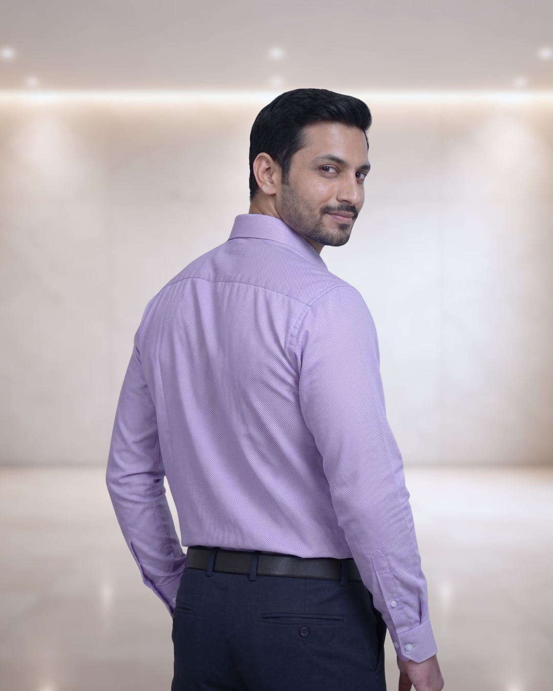 Mens Purple-1 Rs 2988 Full Sleeves Shirt