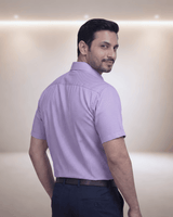 Rs 2988 Purple Mens Half Sleeves Shirt