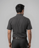 Rs 3296 Black Mens Half Sleeves Shirt