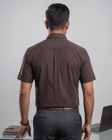 Rs 3296 Brown Mens Half Sleeves Shirt