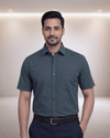 Rs 3296 Green Mens Half Sleeves Shirt