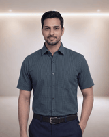Rs 3296 Green Mens Half Sleeves Shirt