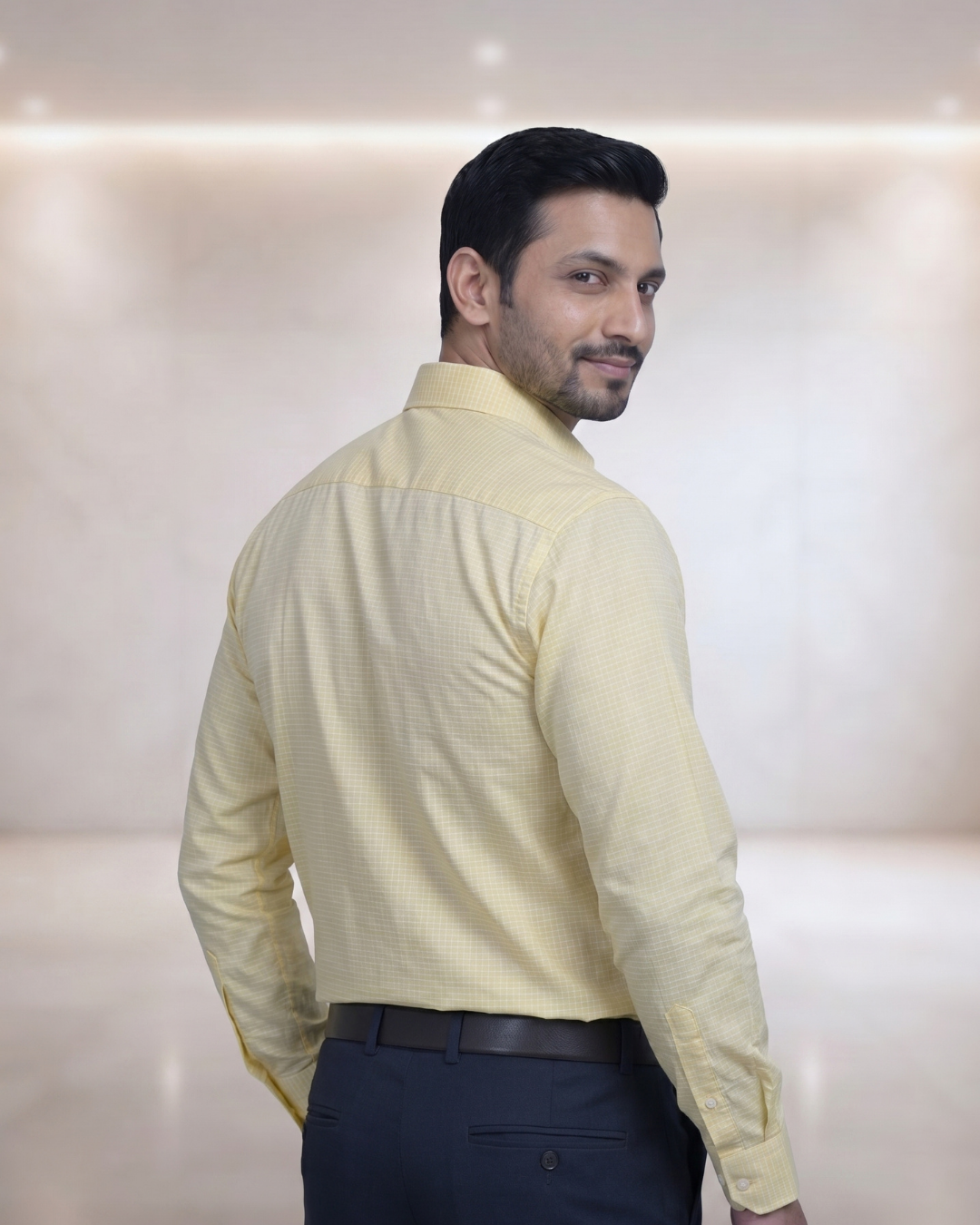 Mens Yellow Rs 5957 Full Sleeves Shirt