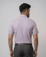 Rs 6173 Purple Mens Half Sleeves Shirt