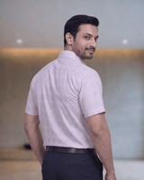 Rs 6448 Purple Mens Half Sleeves Shirt