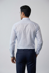 Mens Sky Blue Rs 6448 Full Sleeves Shirt