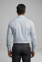 Mens Blue Rs 6500 Full Sleeves Shirt