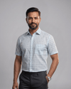 Rs 6500 Blue Mens Half Sleeves Shirt
