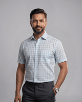 Rs 6500 Blue Mens Half Sleeves Shirt
