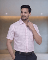 Rs 6500 Pink Mens Half Sleeves Shirt