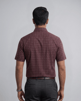 Rs 6540 Wine Mens Half Sleeves Shirt
