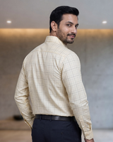 Mens Yellow Rs 6578 Full Sleeves Shirt