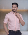 Rs 6578 Peach Mens Half Sleeves Shirt