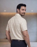 Rs 6578 Yellow Mens Half Sleeves Shirt