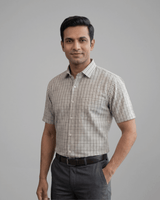 Rs 6584 Green Mens Half Sleeves Shirt