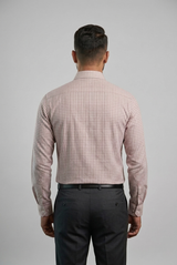 Mens Red Rs 6584 Full Sleeves Shirt
