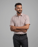 Rs 6584 Red Mens Half Sleeves Shirt