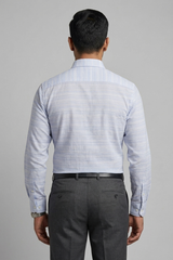 Mens Blue Rs 6609 Full Sleeves Shirt