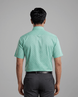Rs 97498 Green Mens Half Sleeves Shirt