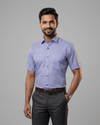 Rs 97498 Sky Blue Mens Half Sleeves Shirt