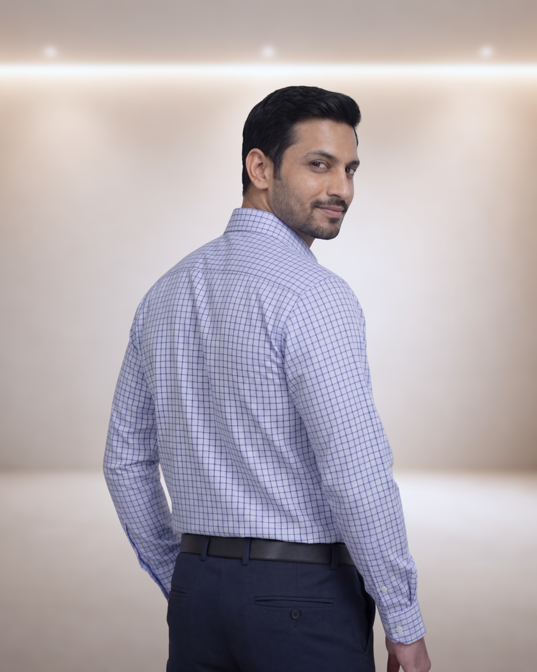 Mens Lilac-3 Sak 69016 Full Sleeves Shirt