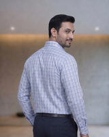 Mens Sky Blue-2 SAK72021 B Full Sleeves Shirt