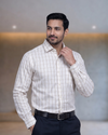 Mens White-1 SAK72032 D Full Sleeves Shirt