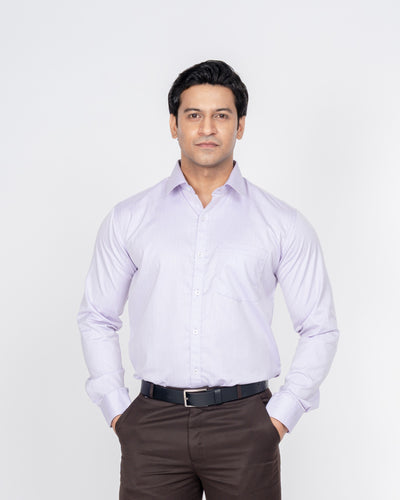 Story Dot Purple Formal Shirts