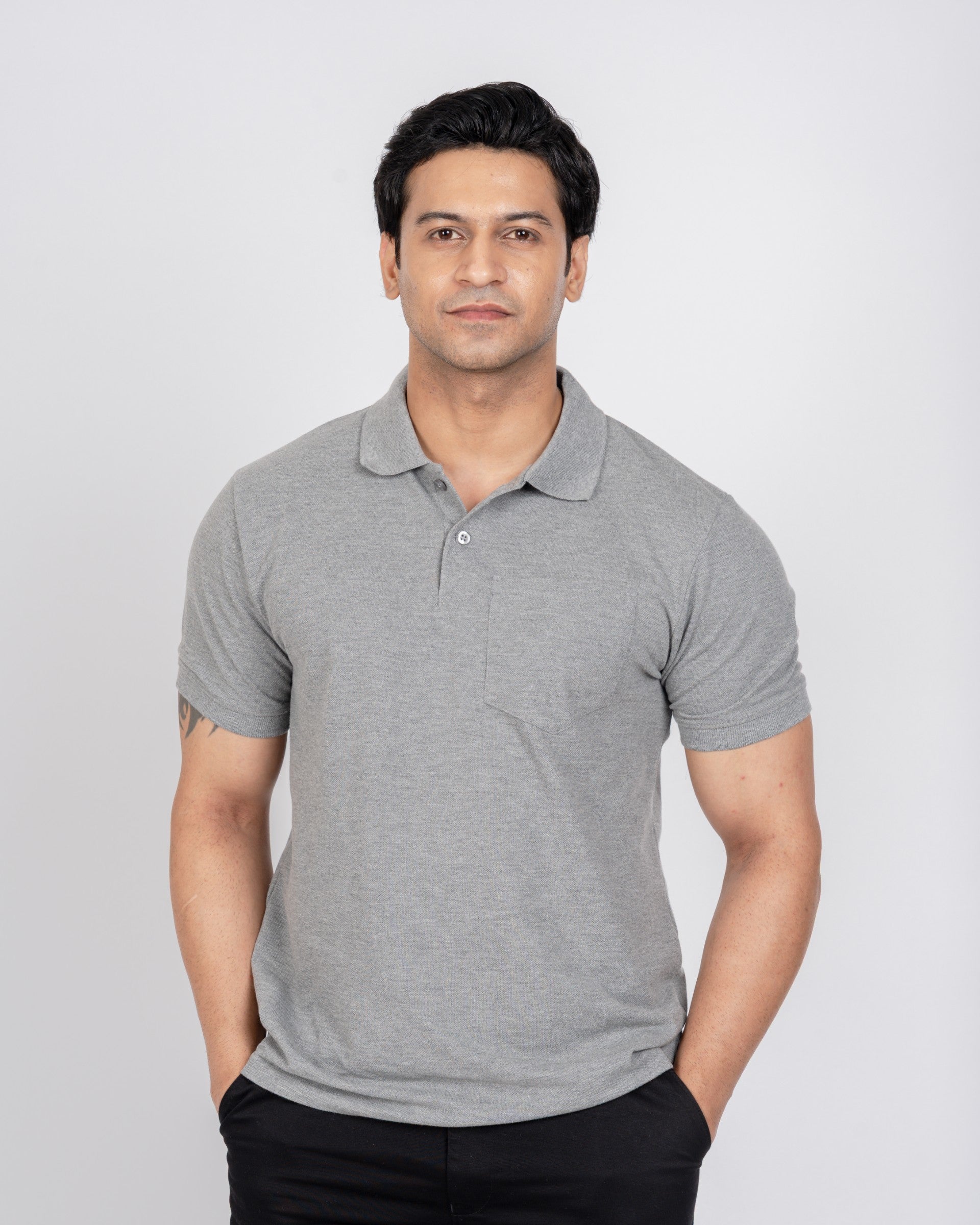 Classic Polo - Grey Mill