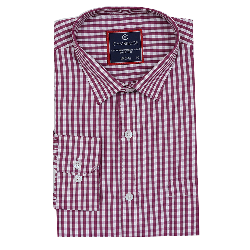 CAMBRIDGE MENS FORMAL FULL SLEEVES SHIRTS - Cambridge Garments